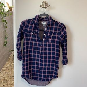 Flannel dress for girls. Old navy size medium (8)